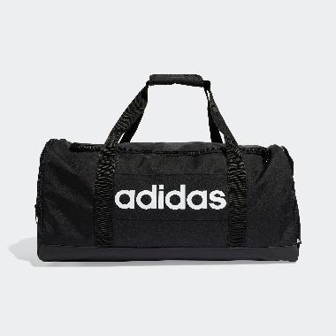 adidas Unisex Duffle Bag Linear Medium Tas Duffel [JD9555] - Black