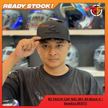 Topi RS TAICHI CAP NEC-001 All Black II | NewEra 9FIFTY
