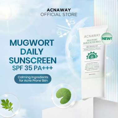 ACNAWAY Mugwort Gel Mask Mugwort Water Gel Mugwort Gel Facial Wash Acne Sun Serum SPF50+ Mugwort Sun