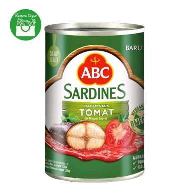 ABC sarden saus tomat kaleng 425 gr