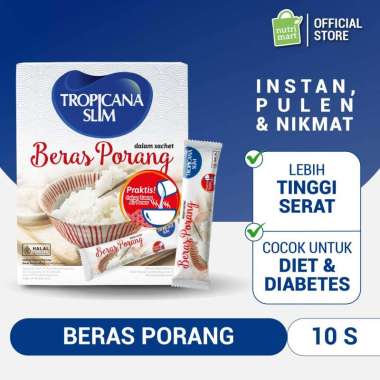 Tropicana Slim Beras Porang Instan 10 Sachet - Konjac Shirataki Rice