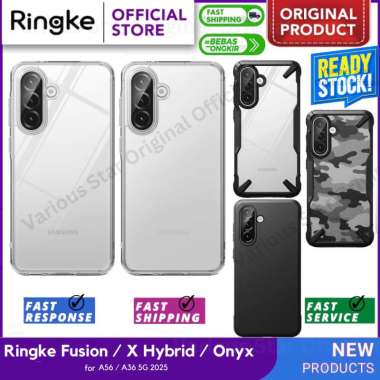 ORIGINAL Case Samsung Galaxy A56 / A36 5G 2025 Ringke Fusion / X Hybrid / Onyx Cover Casing New FUSI