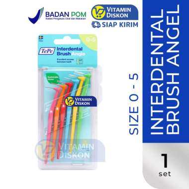 TEPE INTERDENTAL BRUSH ANGLE | Sikat Gigi Behel RED