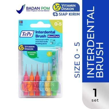 TEPE INTERDENTAL BRUSH ORIGINAL | Sikat Celah Gigi, Behel MIXED