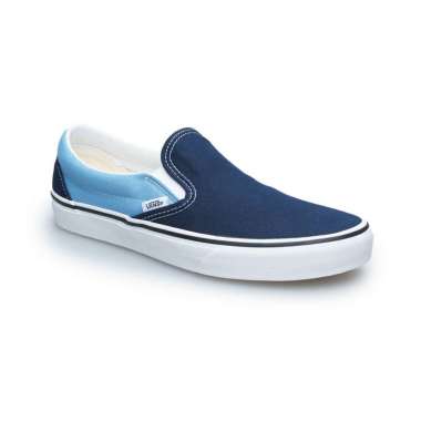 Vans Classic Slip-On - 2-Tone Heritage Blue Sepatu Pria [VN000D5PE2W] 11