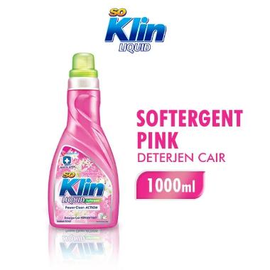 Promo Harga So Klin Liquid Detergent + Softergent Soft Sakura 1000 ml - Blibli