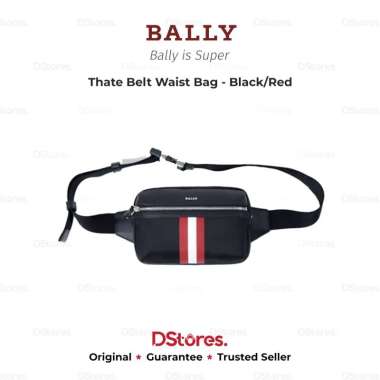 Bally Tas Thate Belt Waist Bag - Black/Red