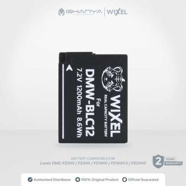 WIXEL Baterai Kamera DMW-BLC12 for Panasonic Lumix DMC-FZ200 / DMC-FZ300 / DMC-FZ1000 / DMC-FZ1000 I