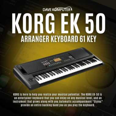 Korg EK-50 / EK 50 / EK50 Arranger Keyboard 61-key