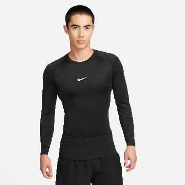 NIKE Men Training Pro Dri-FIT Tight Long-Sleeve Fitness Top Pakaian Fitness Pria [FB7920-010] A/2XL 