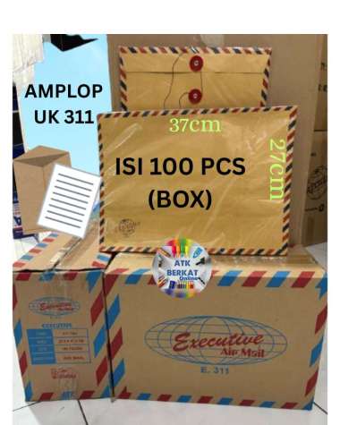 Amplop Coklat Air Mail Tali Executive 311 Isi 100