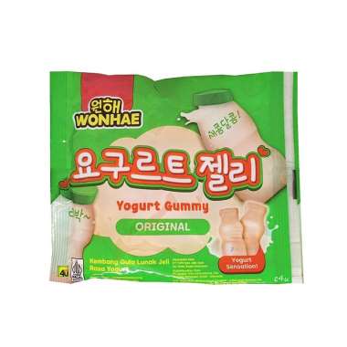 Wonhae Mini Bites - Snack Biskuit, Kacang, dan Jelly lapis Cokelat YOGURT GUMMY