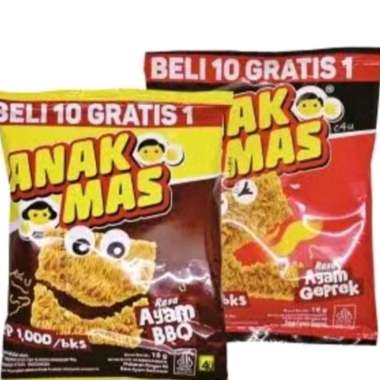 Mie Kremes Anak Mas renceng (isi 10)