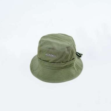 Topi JACQUEMUS LE BOB GADJO GREEN BUCKET HAT 100% ORIGINAL