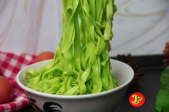 MIE LEBAR GEPENG MENTAH HIJAU CASIM LURUS