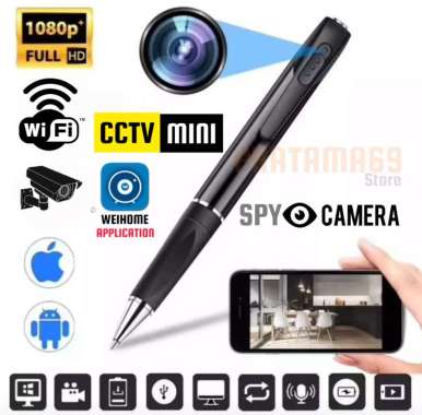 CCTV Mini Camera Wifi PulPen HD Connect HP