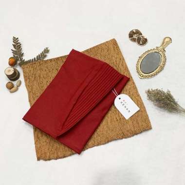 KENAN - Miicky Instan Hijab Bergo Daily Anak XS Merah Cabe