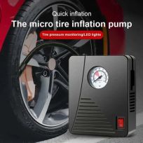 Pumpsie Pompa Ban Elektrik Portable Air Compressor - Isi Angin Cepat, Tekanan Angin Akurat, Mudah Digunakan, Lengkap dengan Senter IH