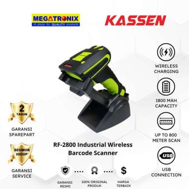 Kassen Wireless Barcode Scanner RF-2800