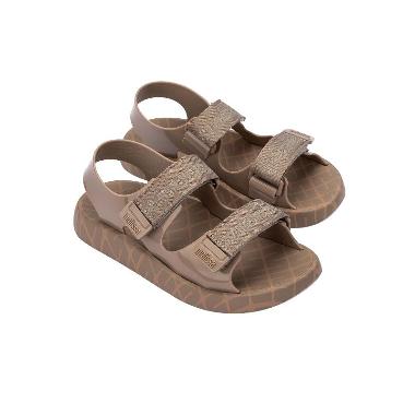 Melissa Mix Ii Ad Sandal Flat Wanita - Beige 41-42