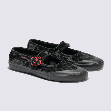 Vans Mary Jane Sepatu Sneaker Unisex - Hearts Black/Red [Vn000Crr458] 8