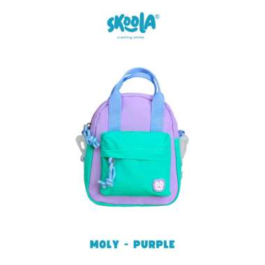 Skoola Tas Anak PAUD Remaja Perempuan Selempang - Moly MOLY PURPLE