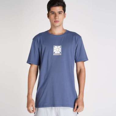 Quiksilver Bloomy Teess Id T-Shirt Pria UQYZT05658-BYL0 Vintage Indigo L