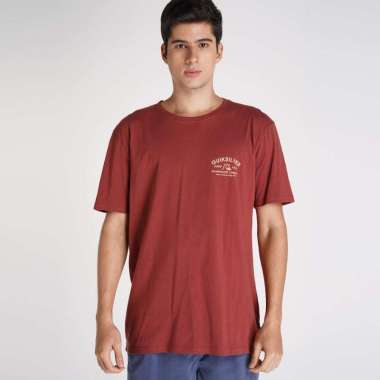 Quiksilver Brickandmort Id T-Shirt Pria UQYZT05662-CQN0 Henna L