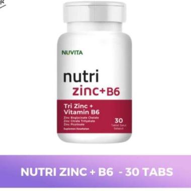 Nuvita Nutri Tri Zinc + Vitamin B6 isi 30 Tablet
