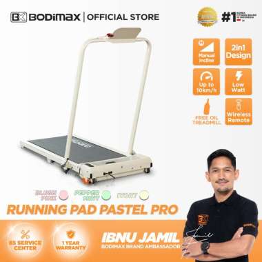 BODIMAX PASTEL PRO / Treadmill Pastel Incline / Treadmill Walking 8km / Treadmill Running 10km Blush
