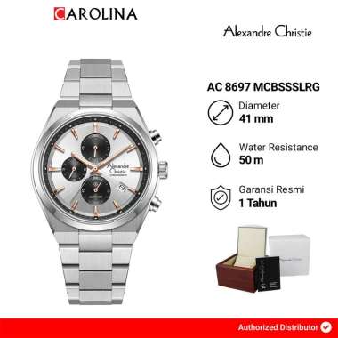 alexandre christie AC 8697 MCBSSSLRG Jam Tangan Pria