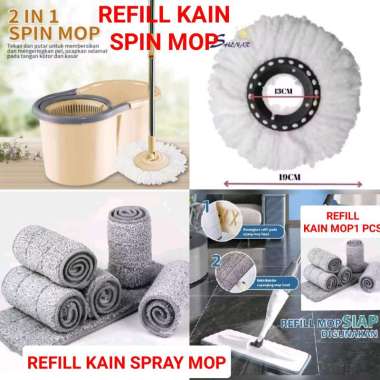 Refill kain pel refill kain spin mop Refill kain pel mop REFILL MOP