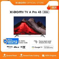 Xiaomi TV A Pro 43 2026 | Layar 4K QLED, MEMC, HDR10+, Filmmaker Mode | Frame sleek metal & bezel ultra tipis | Dolby Audio, dtsX, dts virtual x