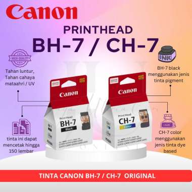 Canon CH7 Color / BH7 Black Print Head Cartridge Original (G1010 G2010 G3010 G4010) Black