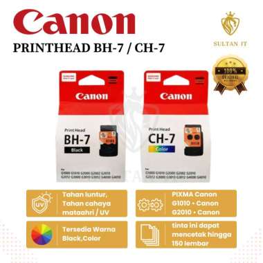 Print Head Canon CH7 Color / BH7 Black (G1010 G2010 G3010 G4010) Cartridge Original Color
