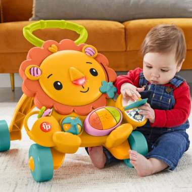 Fisher Price Musical Lion Walker Infant Toy With Lights And Sounds For Ages 6+ Months HJG60