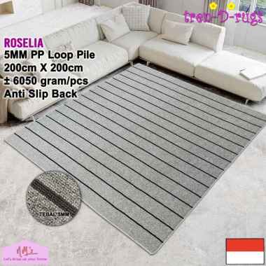 Tren-D-Rugs Karpet stripes garis line permadani jumbo modern alas lantai ruang tamu kamar tidur anti