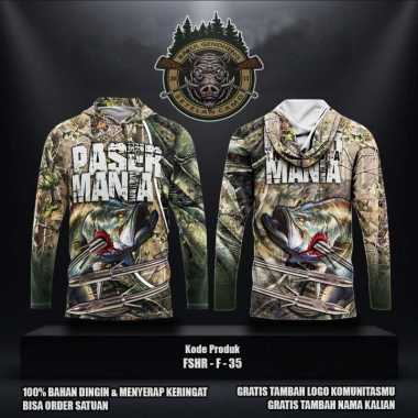JERSEY MANCING MANIA CUSTOM KERAH TUDUNG / JERSEY ANGLER MANIA / BAJU CAMO FSH 76 (SC2599) 4XL