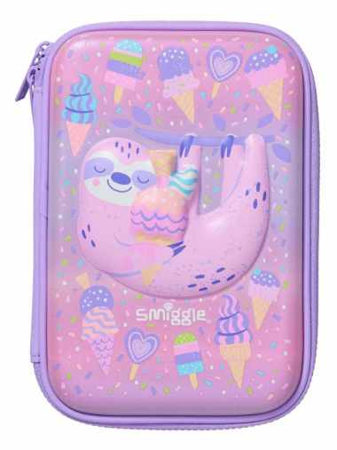 Smiggle Super Charge Hardtop Pencil Case - IGL456700LIL