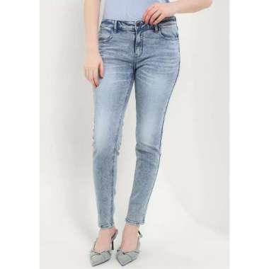 Giordano Women's High Waist Pocket Jeans Medium Indigo 0541501173 26