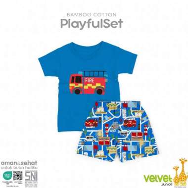 Velvet Junior Playset 8 Boy - Fire Truck Playful Set Brave Motion 5Y