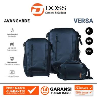 Avangarde Versa 6L 18L 22L Tas Kamera Versa 22L