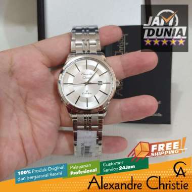 JAM TANGAN ALEXANDRE CHRISTIE PRIA ORIGINAL AC8348 AC 8348 SILVER JAM TANGAN ALEXANDER CHRISTIE PRIA
