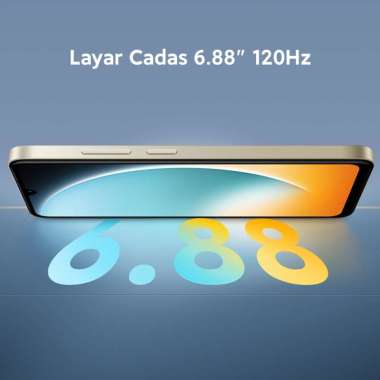 POCO C71 (4+4GB/128GB) Performa Cadas | Layar Cadas 6.88" 120Hz | Baterai Cadas 5200mAh | Expansi RA