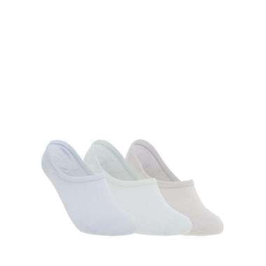 Skechers Women No Show Socks 3-Pairs Non Terry Kaos Kaki Wanita [SKEJL113837L] Blue/Green