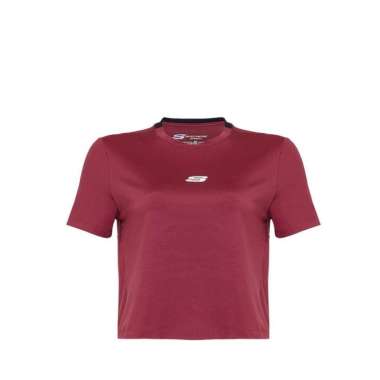 Skechers Women Training T-Shirt Sports Baju Fitness Wanita [SKEGWS25V1PM] L Plum