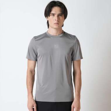 Reebok Men Training T-Shirt Breo Baju Fitness Pria [REEMPT254OG] S Overcast Grey
