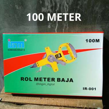 Meteran tanah / Meteran Tancap / Meteran Baja 100 Meter 100 METER