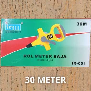 Meteran tanah / Meteran Tancap / Meteran Baja 100 Meter 30 METER