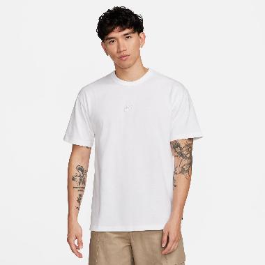 NIKE Men Sportswear Premium Essentials T-Shirt Pakaian Pria [DO7393-101] A/M White/White